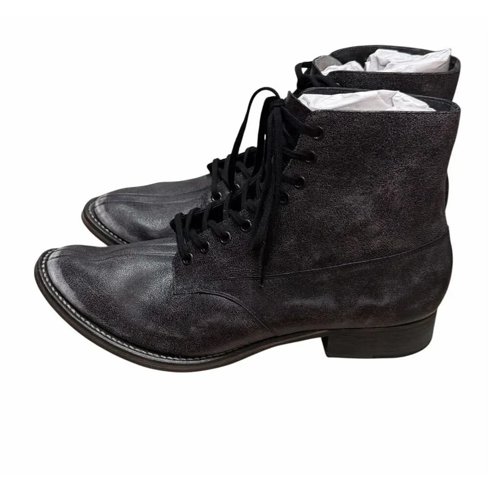 THE GREAT Distressed Boxcar Boot in Black NWB Size 8 1/2